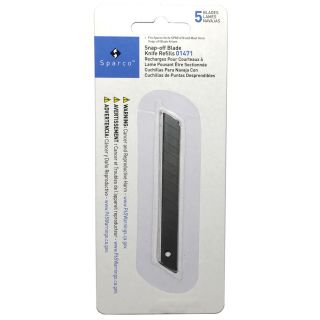 Lames de rechange pour couteau retractable, 3/8, Sparco