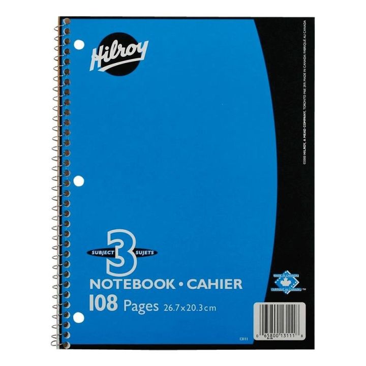 Cahier d'écriture