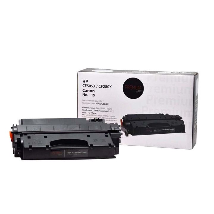 HP CE505X / CF280X / Canon 119 II Compatible Premium Tone 6.5K