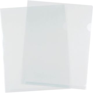 Pochettes transparentes ouvert 2 côtés, format lettre, 10/pqt