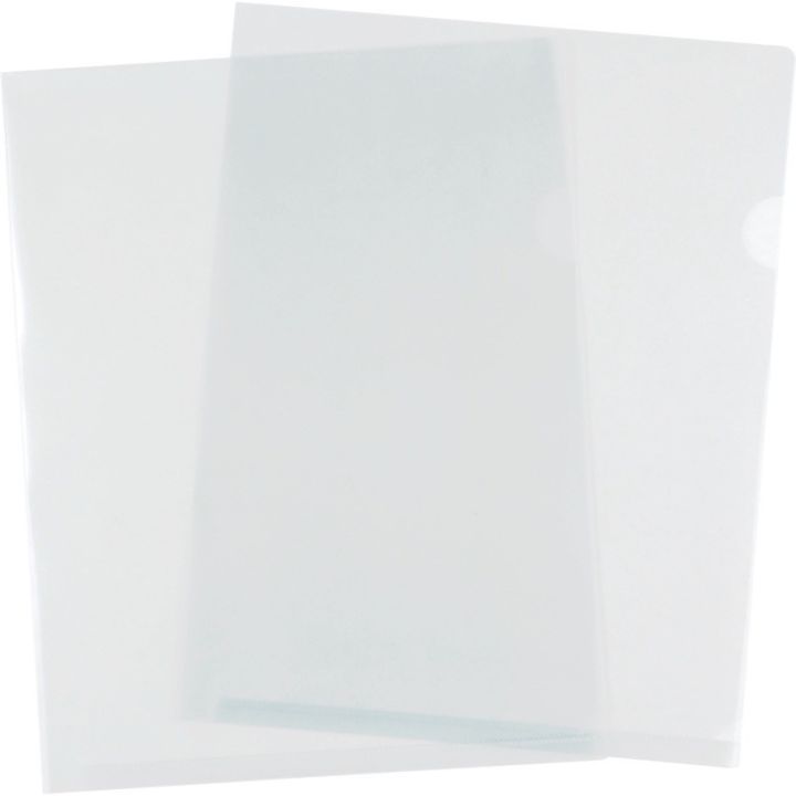 Pochettes transparentes ouvert 2 côtés, format lettre, 10/pqt