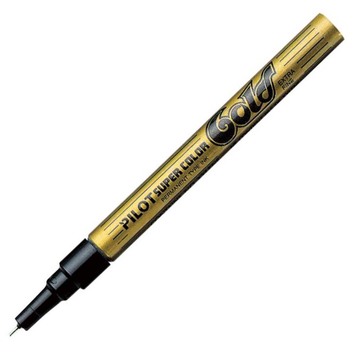 Marqueur Permanent Super Color Pointe extra-fine, or