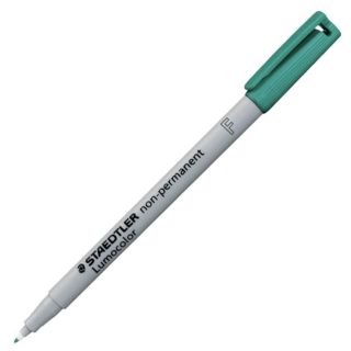 Marqueur non-permanent Lumocolor de Staedtler®, pointe fine, vert
