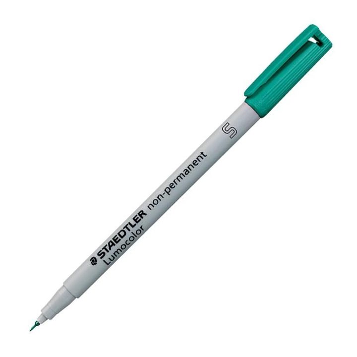 Marqueur non-permanent Lumocolor de Staedtler®, pointe super fine, vert