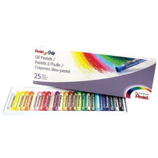 Ensemble de pastel à l'huile, 25/bte