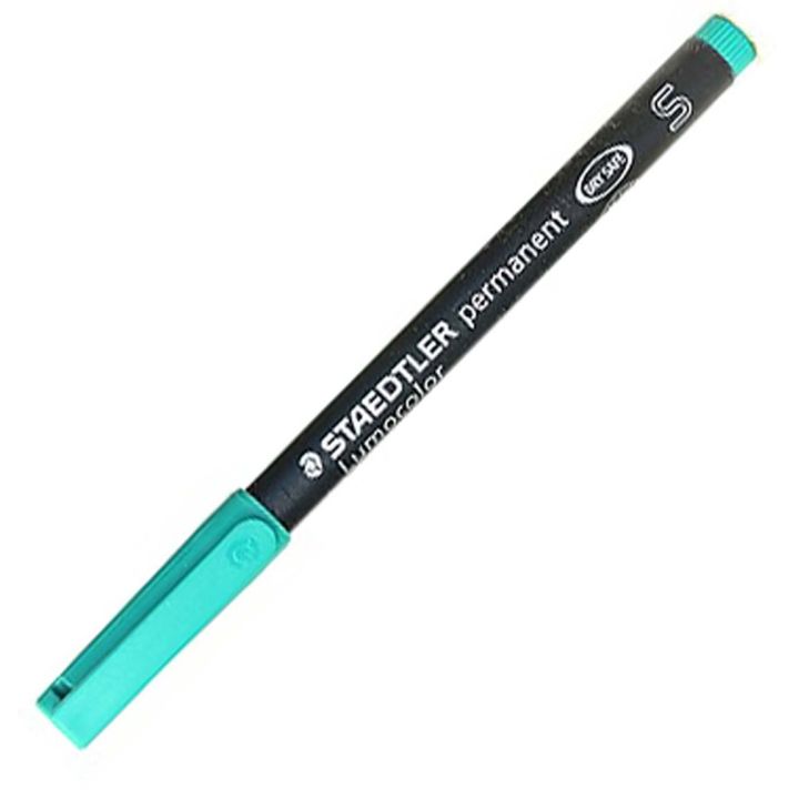 Marqueur permanent Lumocolor®  Super fine. 0.4 mm, vert