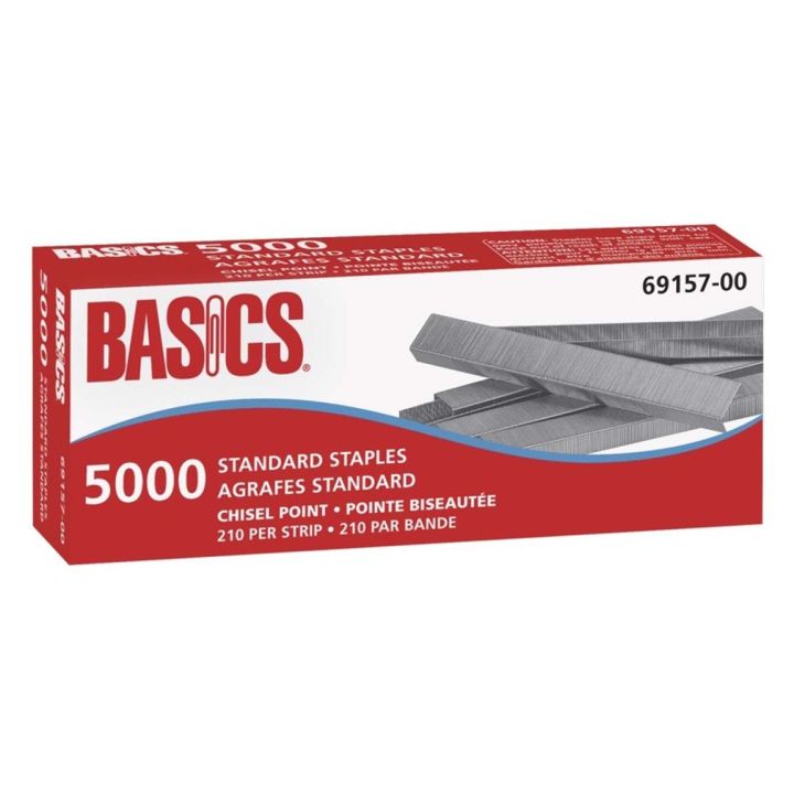 Agrafes standard de Basics®, Boîte de 5000
