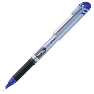Stylo gel liquide Pentel® EnerGel® , pointe fine 0,5 mm, encre bleu