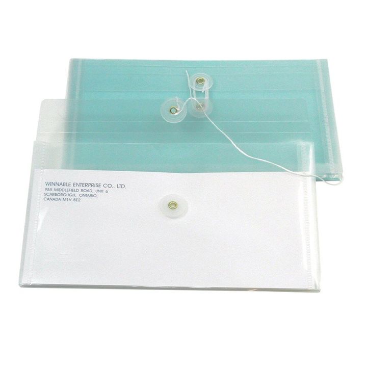 Enveloppe transparente expansible, 9-1/2 x 5 po.
