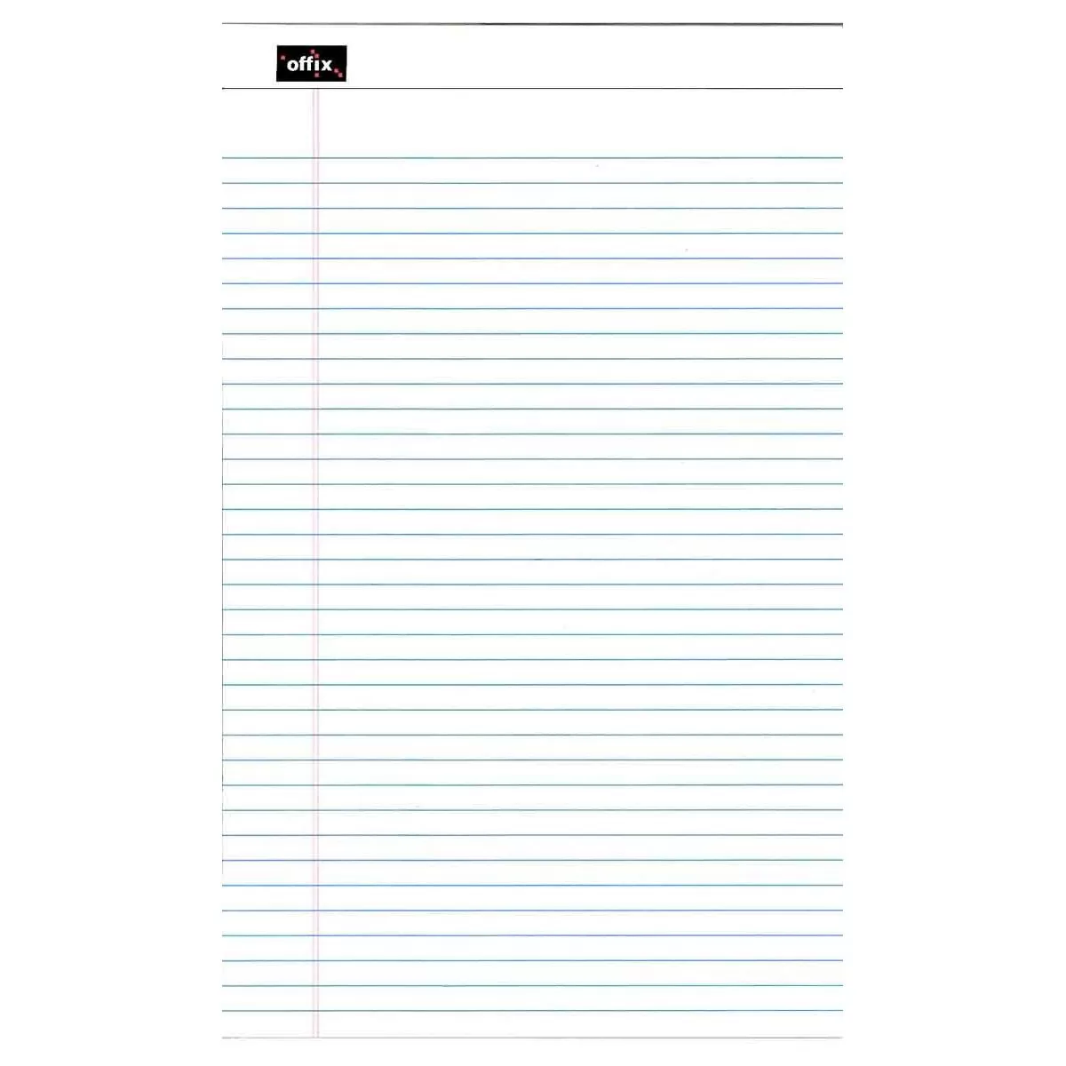 Bloc-notes Offix format légal, ligné 11/32, à l'unité