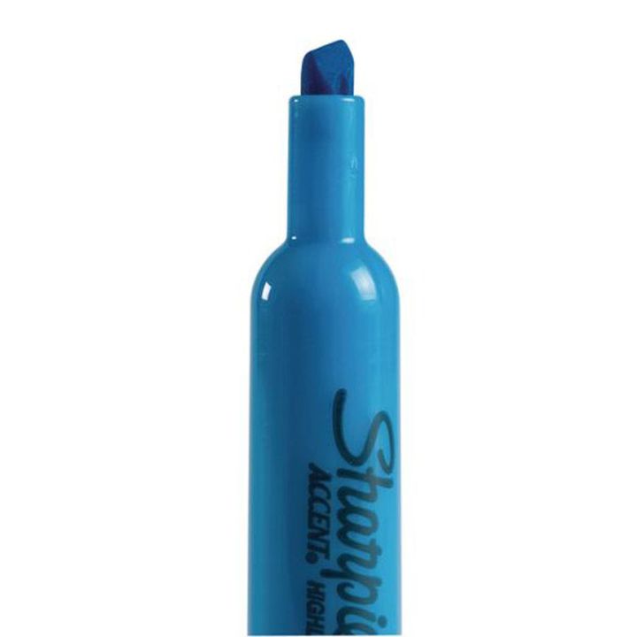 Surligneurs Sharpie à pointe biseautée aux couleurs fluorescentes, 12/pqt