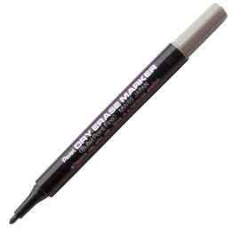 Crayon Marqueur effaçable à sec pour tableau blanc, Pentel, noir