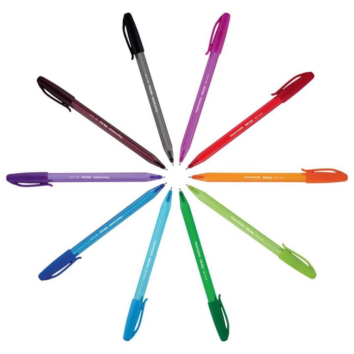 Stylos à bille InkJoy couleurs variées, 10/pqt