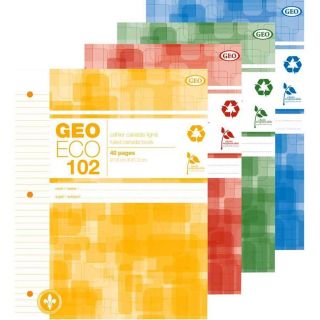 Cahier GeoEco 102, ligné