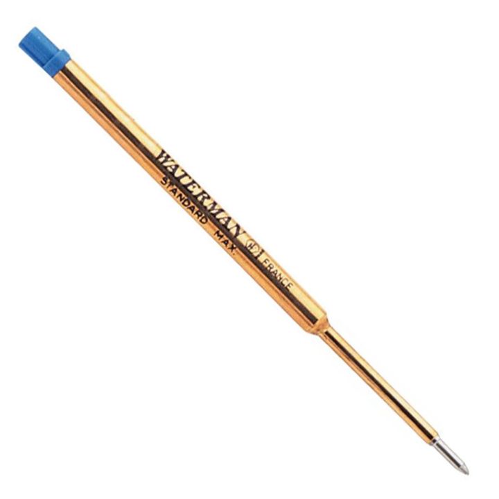 Recharge pour stylo à bille Waterman Pointe fine, bleu