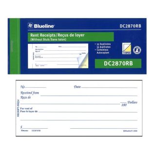 Livret de recu DC2870RB