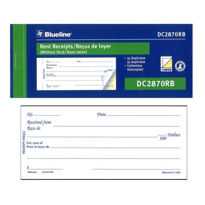 Livret de recu DC2870RB