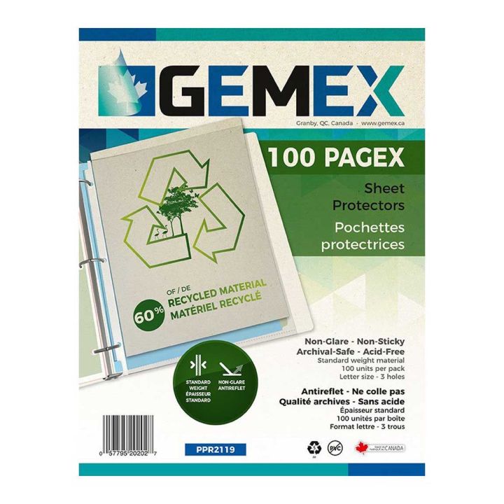 Pochette Eco protectrice transparente Format lettre,  100/bte