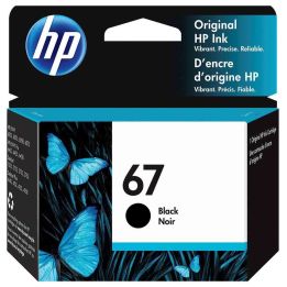 HP 67 cartouche encre noir original,  3YM56AN, ~120 pages