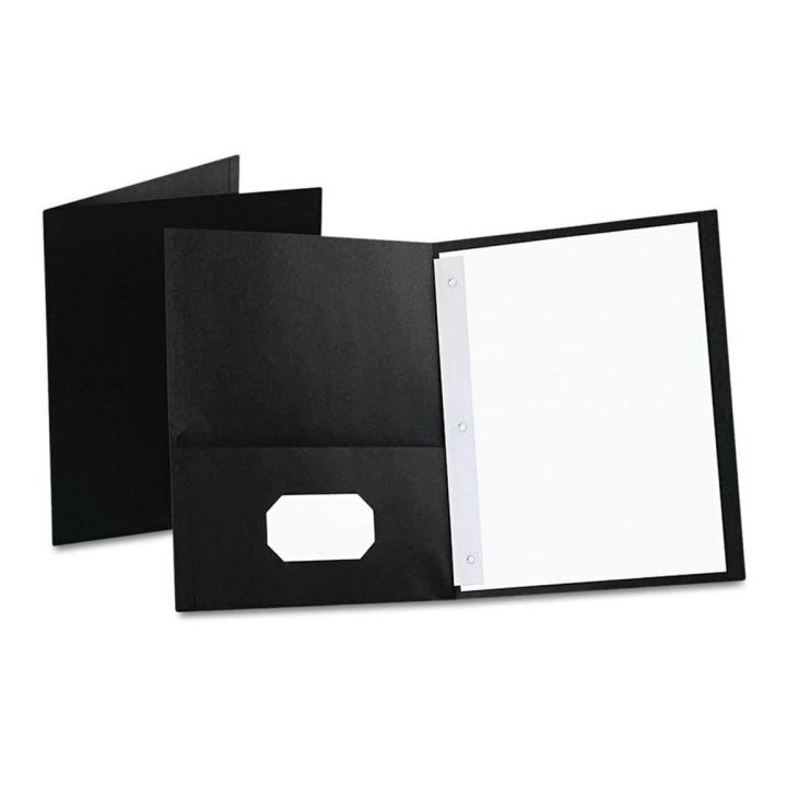Cahier de présentation avec 3 attaches