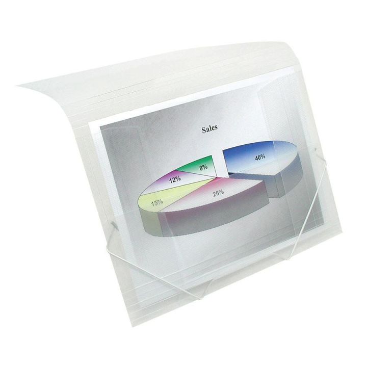 Porte-Document extensible transp. 1.5 pouce