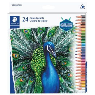 Crayons de couleur Staedtler, 24/boite