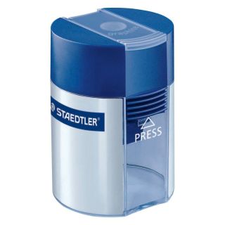Taille-crayon Staedtler avec couvercle  et dévidoir à copeaux, 1 trou