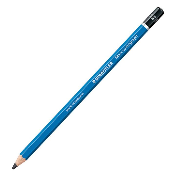 Crayon 6B à dessin Mars Lumograph
