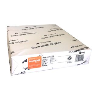 Papier couverture Springhill® Digital  90 lb, format lettre, blanc