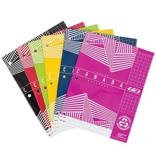 Cahier Canada LG, 40 pages quadrillées