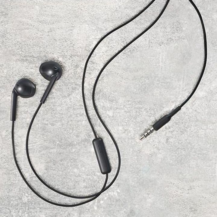 Écouteur a fil avec microphone et télécommande