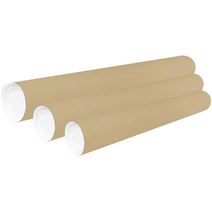 Tube d'expédition 3 x 48" avec capuchon