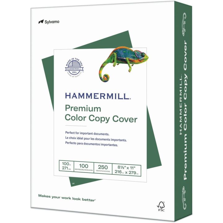 Hammermill Color Copy Cover, 100lb, Letter (8.5 x 11), 250/paquet