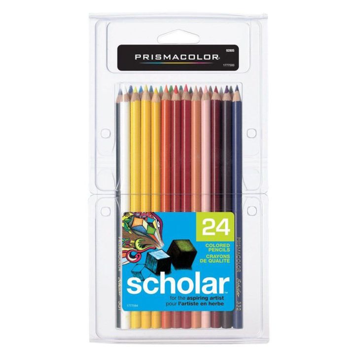 Crayons à colorier Prismacolor Scholar, 24/bte