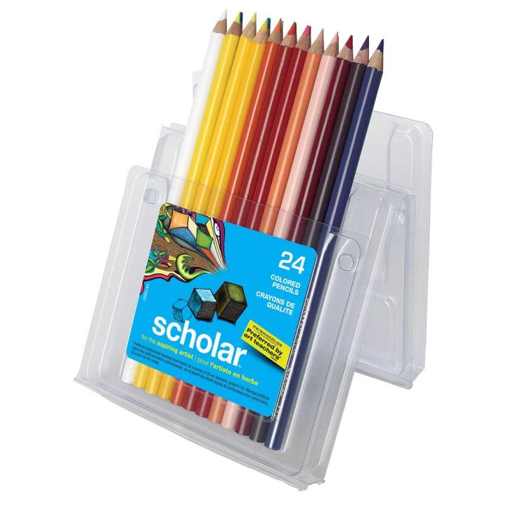 Crayons à colorier Prismacolor Scholar, 24/bte