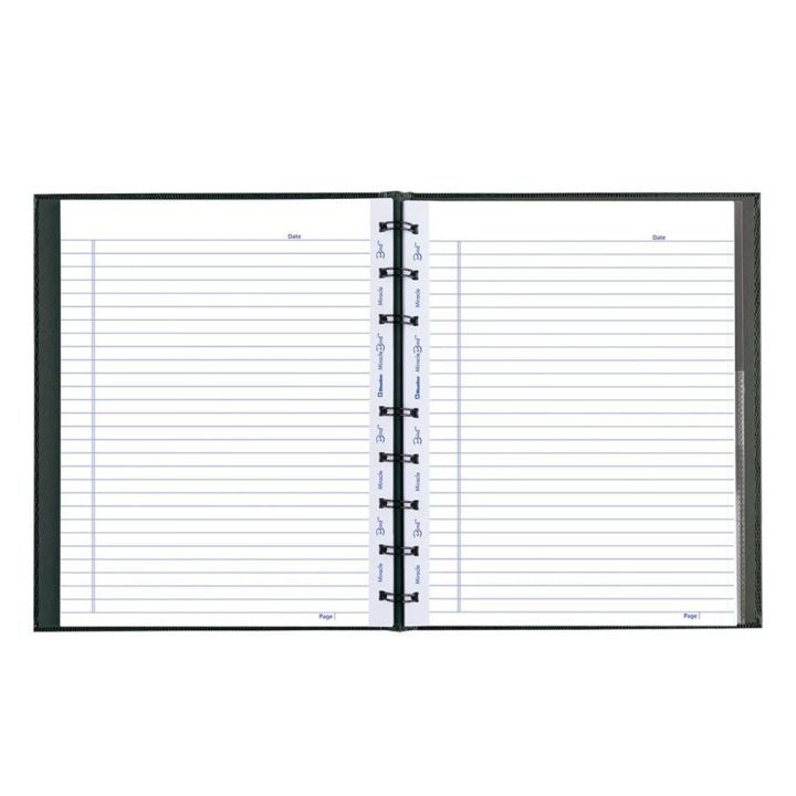Cahier de notes MiracleBind de Blueline®, 9-1/4 x 7-1/4 po, Noir