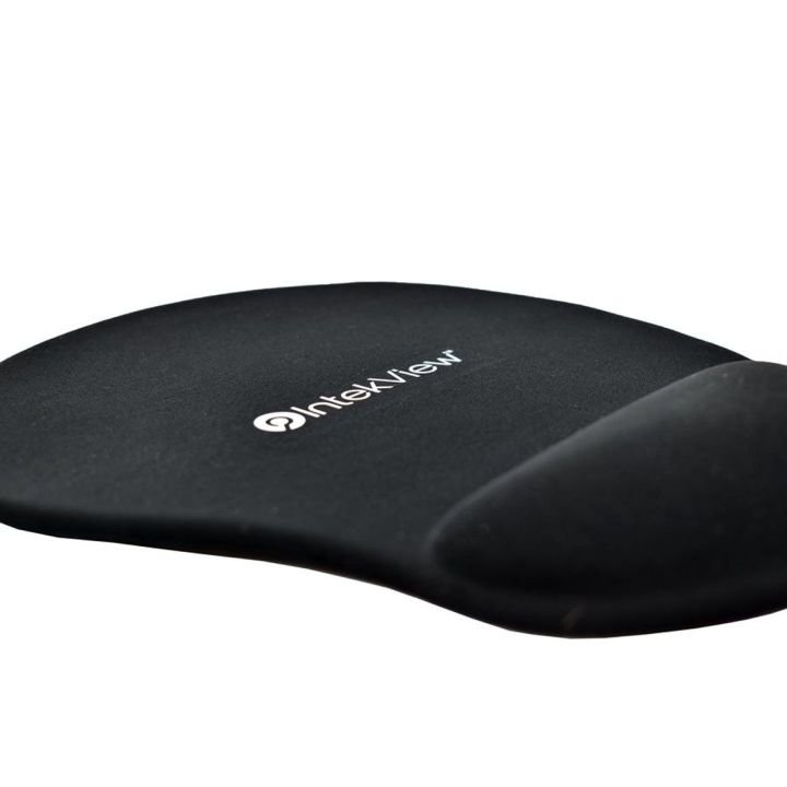 Tapis de souris avec Appuie-poignet en gel IntekView , Noir
