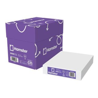 Caisse de papier Multi-Use Hamster 2500 feuilles 8-1/2 x 11, 20lb, 5 paquet 500.