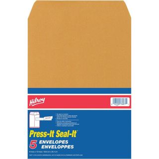 Enveloppe kraft Press-it Seal-it, 9 x 12, Hilroy