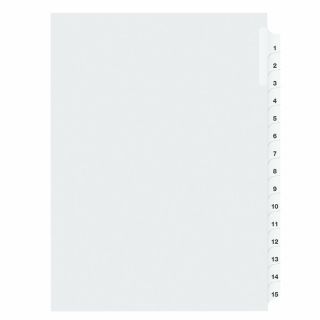 index avec onglet 1-15