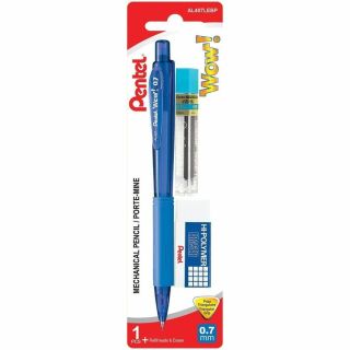 Ensemble Portemine Pentel avec mines + efface, 0.7 mm