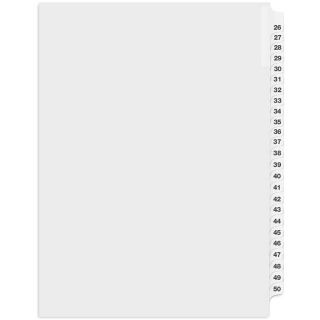 Index blanc juridique 26 - 50