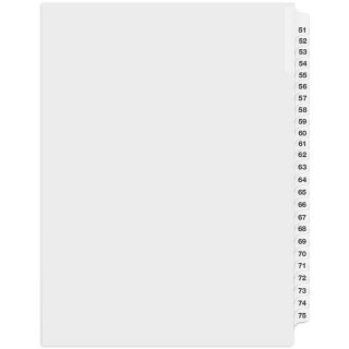 Index blanc juridique 51 - 75