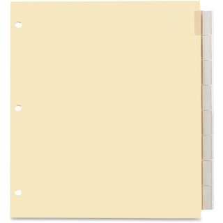 Intercalaires avec insertions Oxford, 8-1/2 x 11, 8 onglets transparent