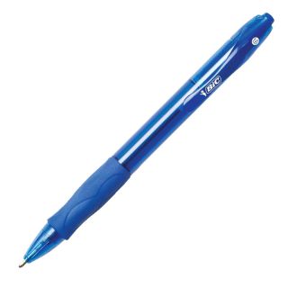Stylo-bille Bic, rétractable à pointe 1.6 mm, encre bleu