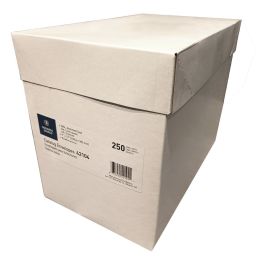 Enveloppe 24lb, 9 x 12 po., Cachet gommé de couleur kraft, 250/boite