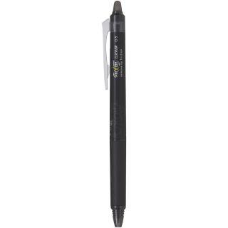 Stylo Clicker retractable Frixion effaçable, encre gel 0.5 mm, noir