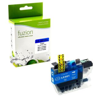 Brother LC401, compatible jet d'encre, encre cyan, format XL