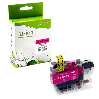 Brother LC401, compatible jet d'encre, encre magenta, format XL