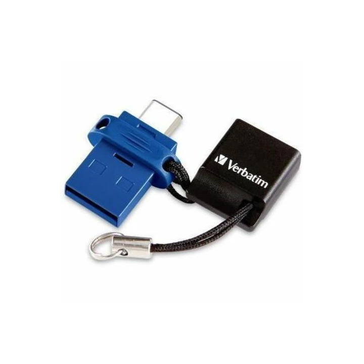 Verbatim - Clé USB double Store 'n' Go 32 Go USB 3.2 Gen 1 pour appareils USB-C - Bleu